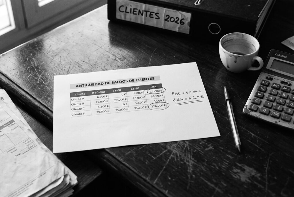 Periodo medio de cobro: cómo se calcula y cuánta caja libera bajarlo
